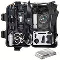 28 in 1 survival equipment set mens   knife set