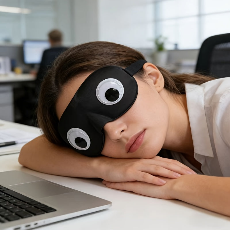 3d stereoscopic eye mask moving big eyes shading eye mask