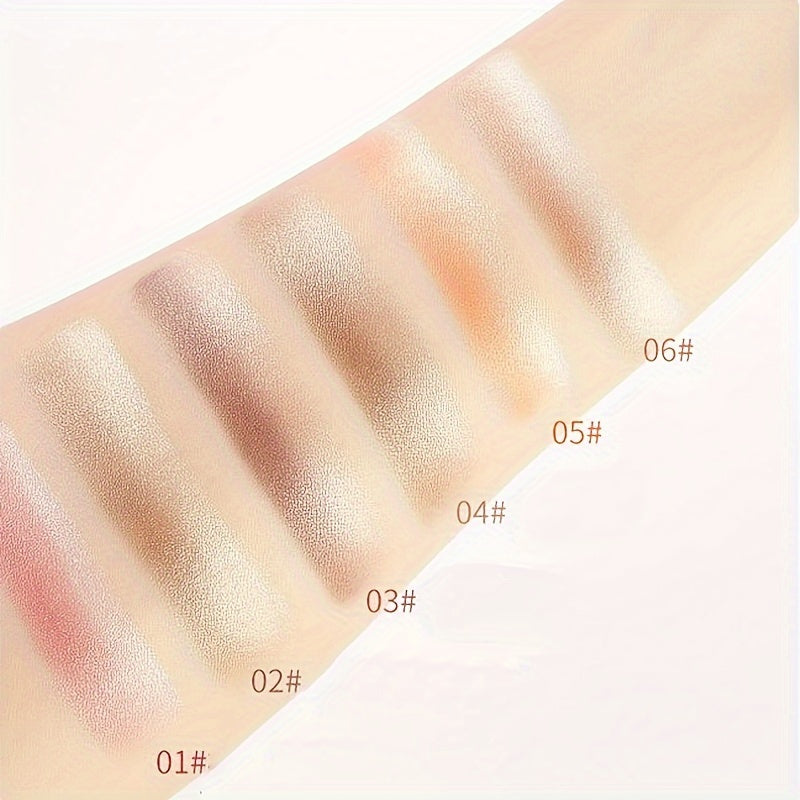 6pcs   pearlescent eyeshadow sticks waterproof