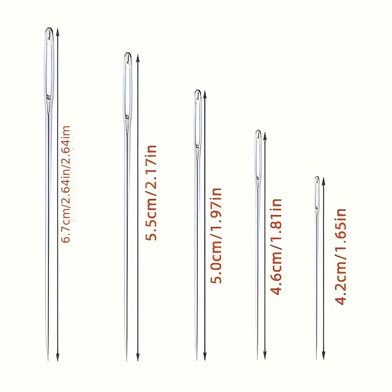 40pcs stainless steel   sewing needles hand stitching