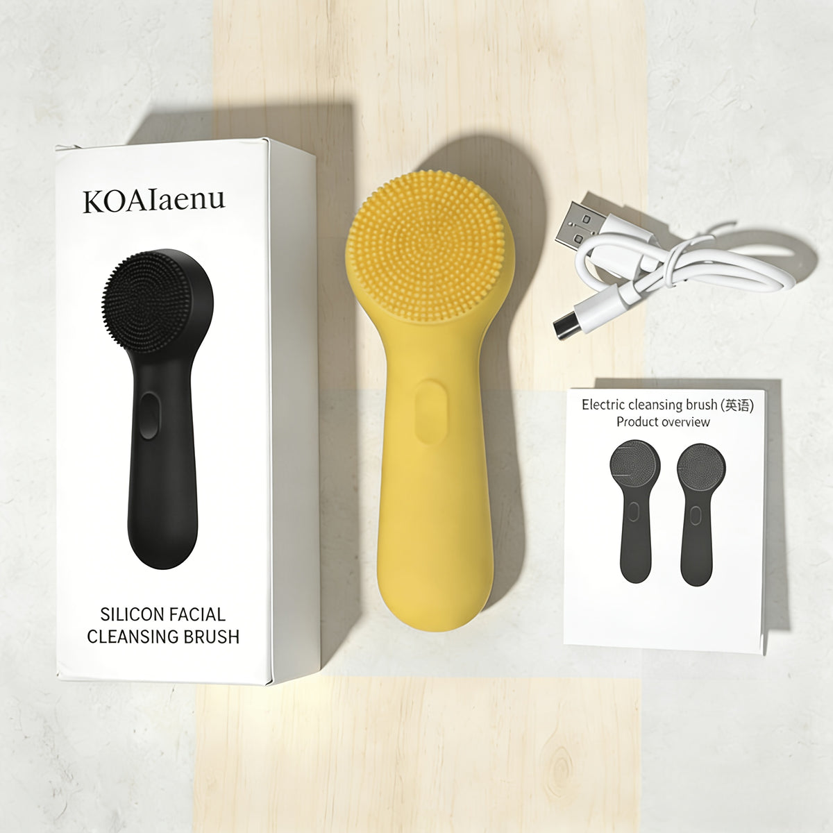 silicone facial cleansing brush electric face scrubber