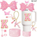 8pcs additions set 30oz 40oz tumbler cup including straw top