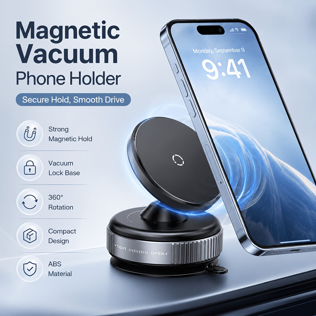 2 in 1high adjustable foldable magnetic phone mount 360