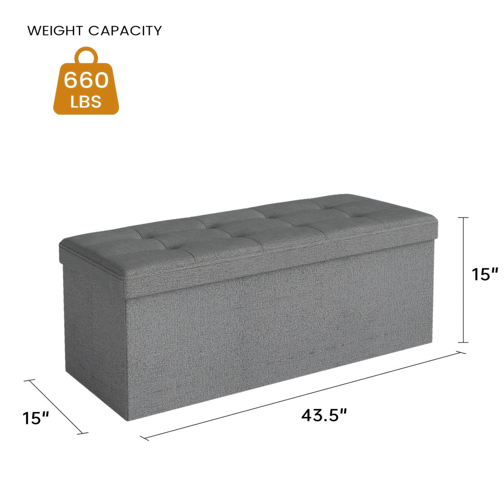 leather linen   storage bench padded   storage