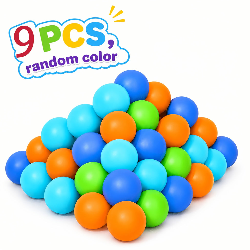 9pcs multi item party favor packs random color squeezable