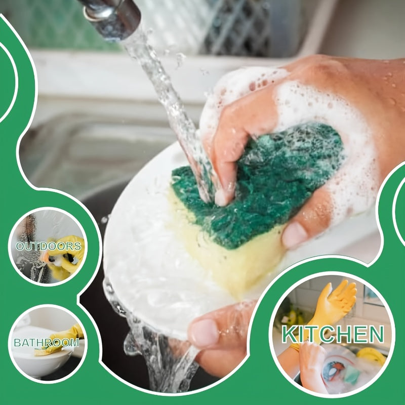 24 piece set high absorption kitchen sponges double layer