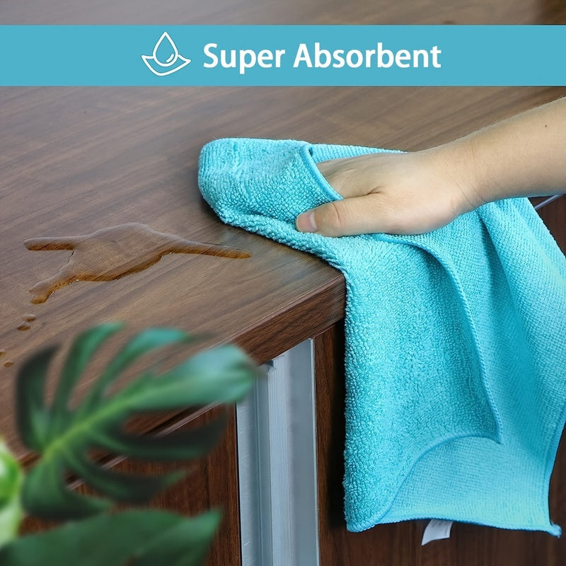 8 16 32 pack random color microfiber cleaning cloths