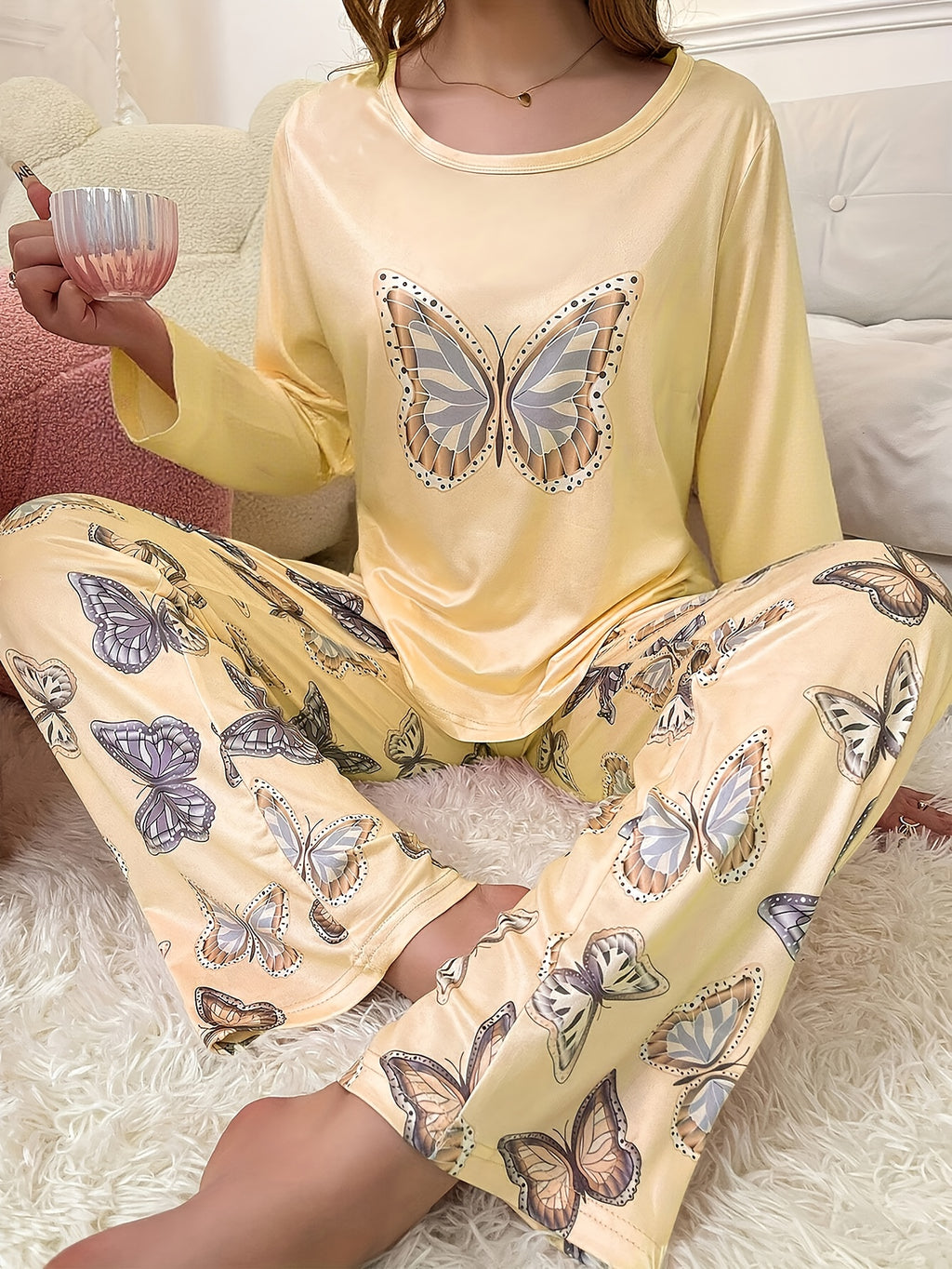 womens casual   themed pajama set