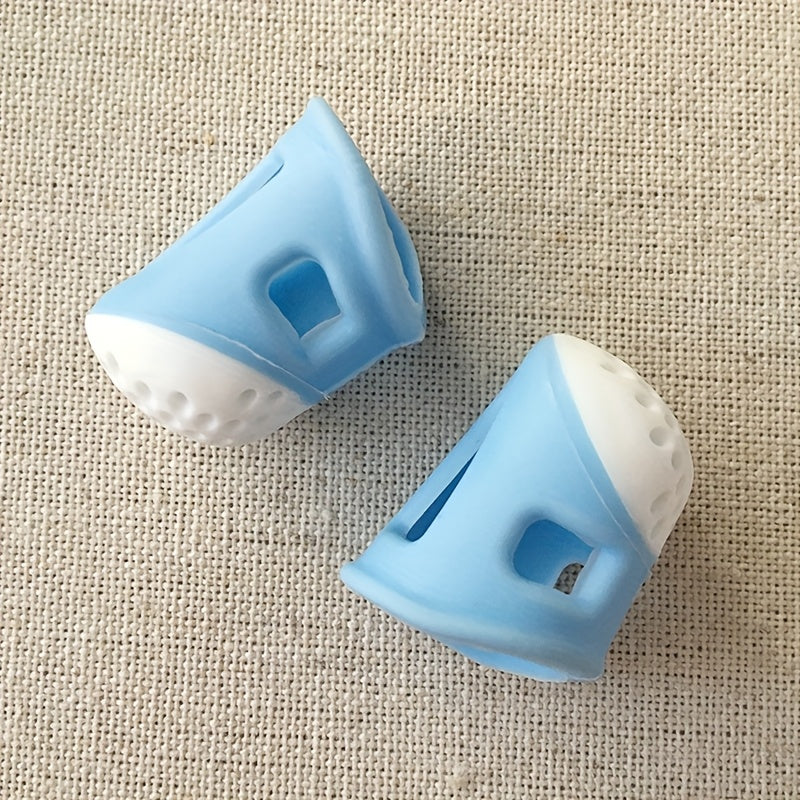 3pcs 1set sewing thimble set durable sturdy adjustable sizes