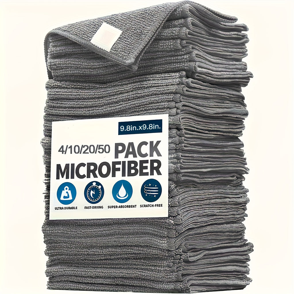 20 50 pack microfiber cleaning cloth bulk microfiber