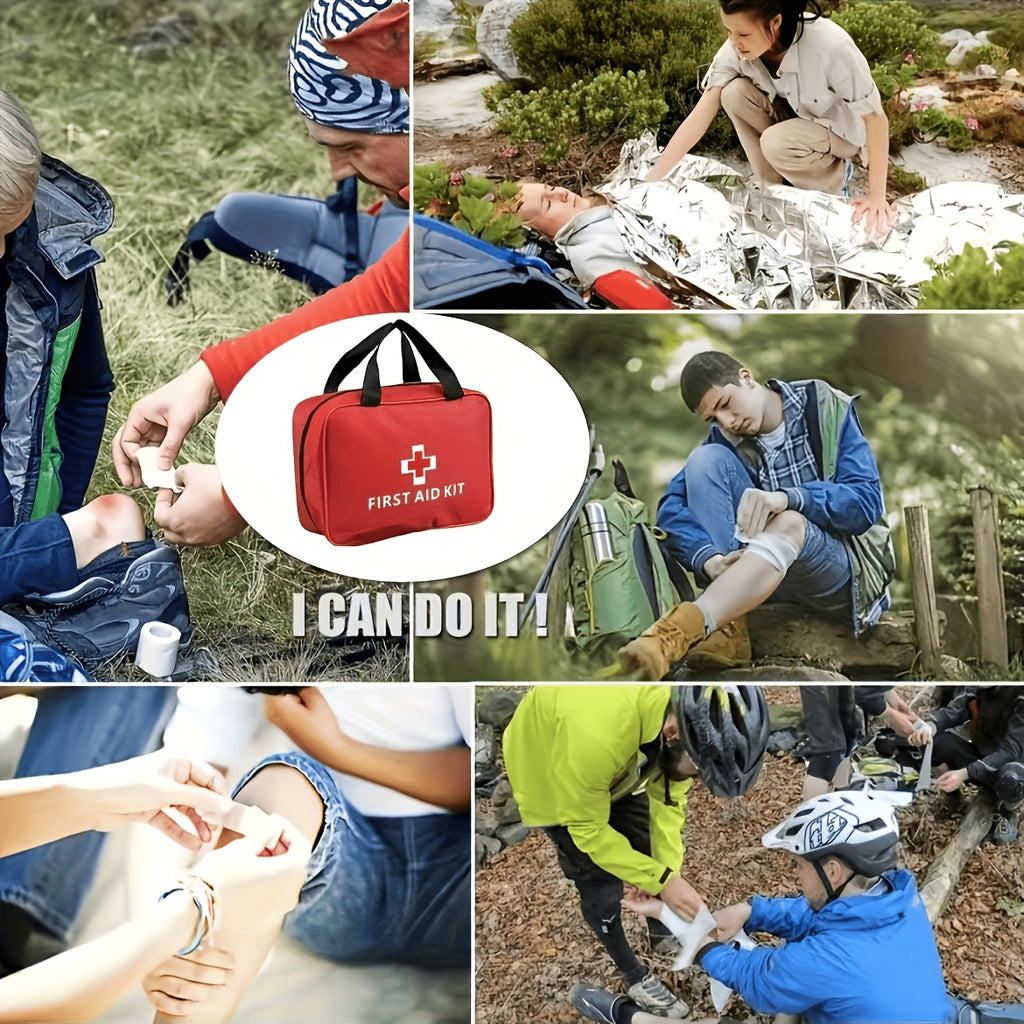 152pcs first aid kit premium waterproof compact trauma