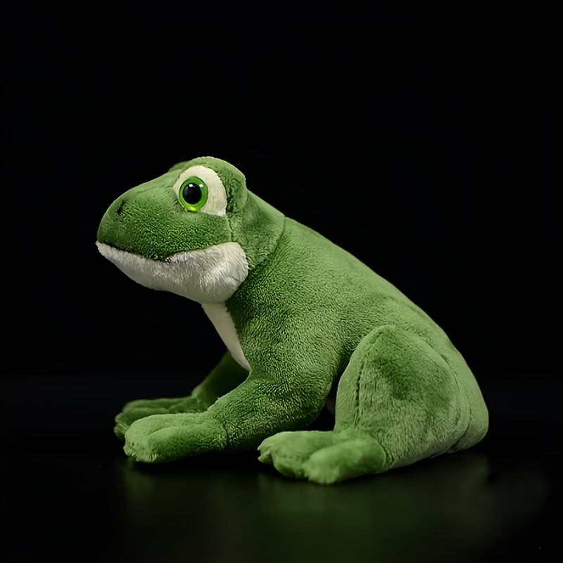 adorable   realistic frog plush toy a soft stuffed