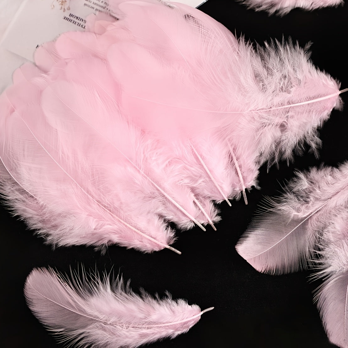 297pcs colorful artificial feathers suitable diy crafts