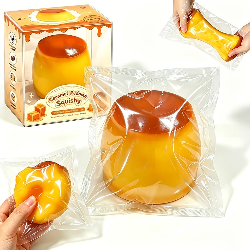 1pc caramel pudding extrusion ball slow   without rebound