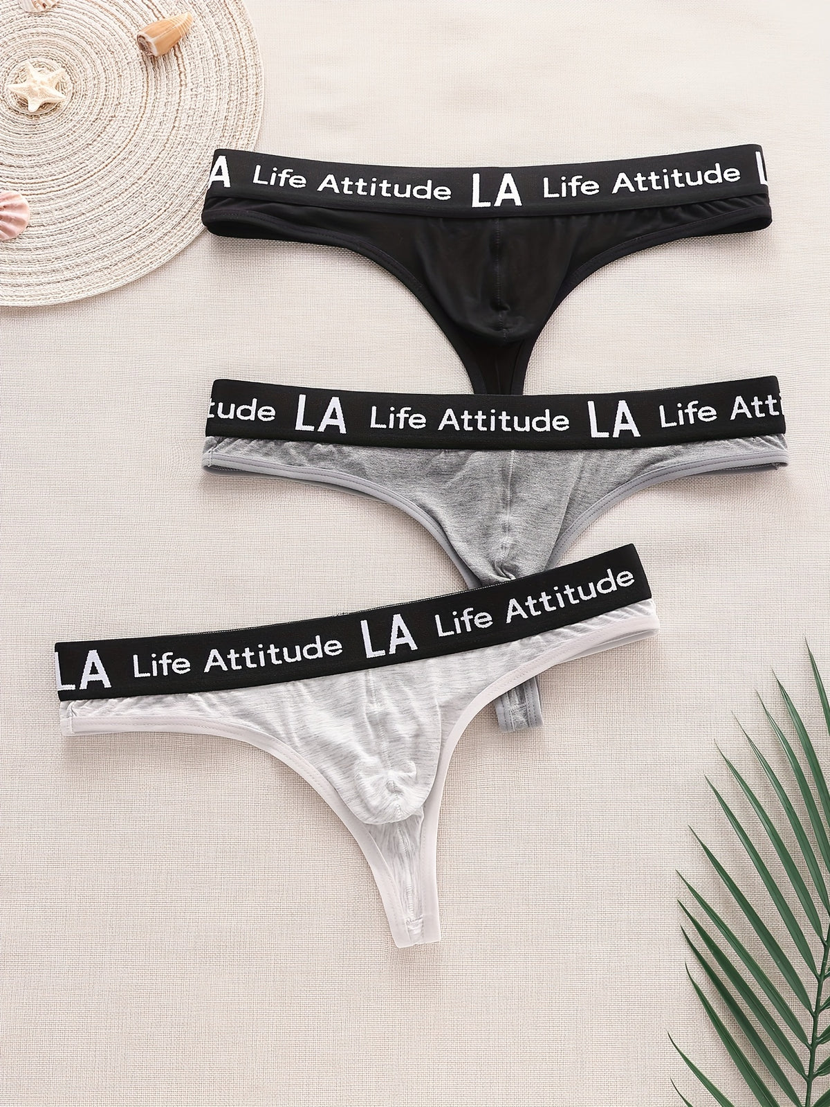 set     stylish breathable low   underwear in