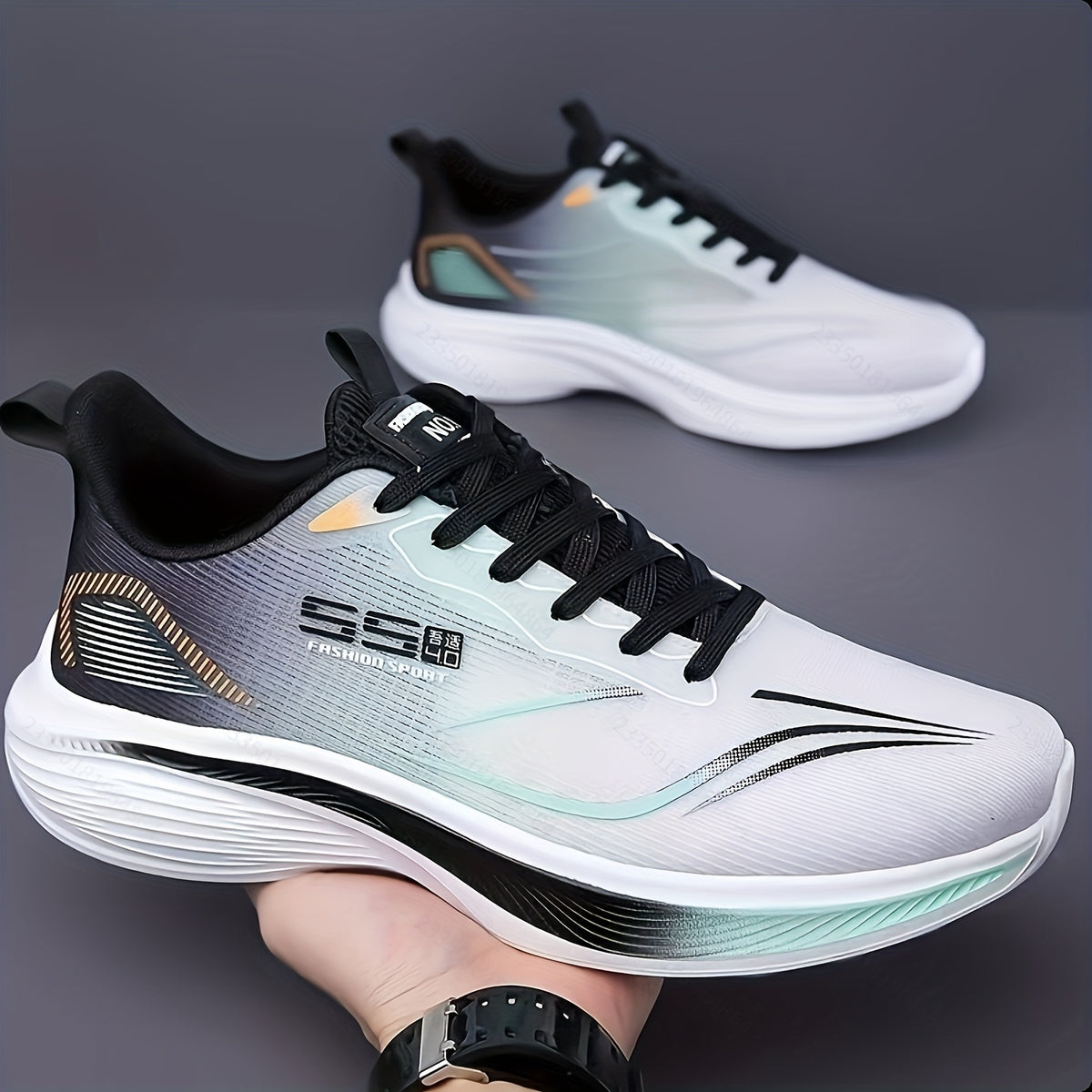 summer mens athletic shoes soft sole shock absorption mesh