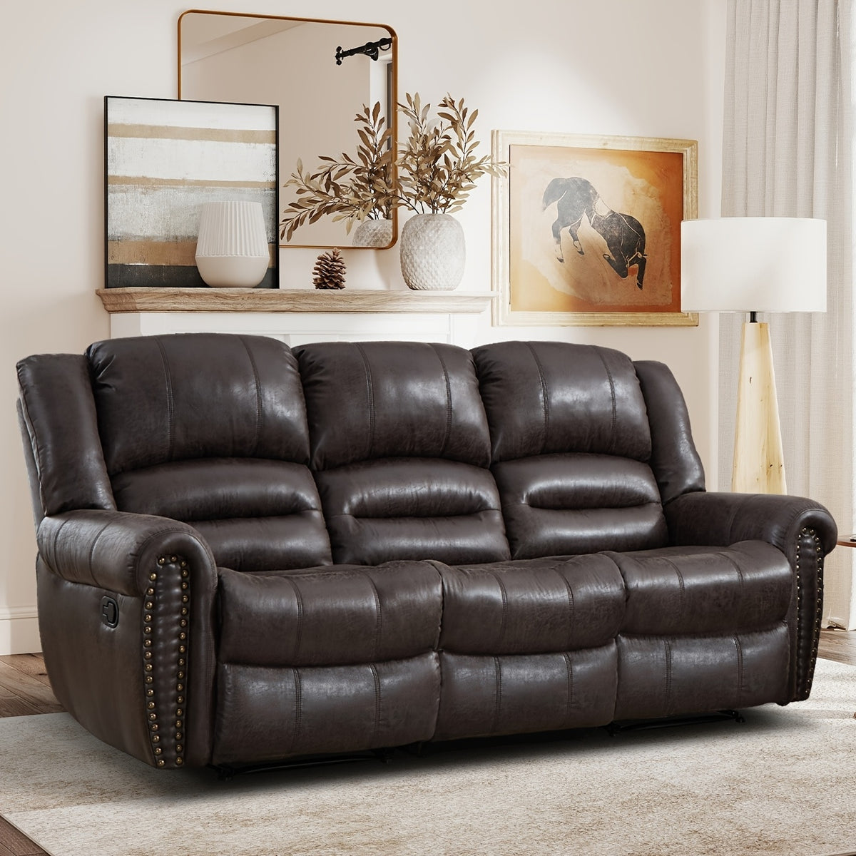 faux leather recliner living room set 1 seater 2 seater 3
