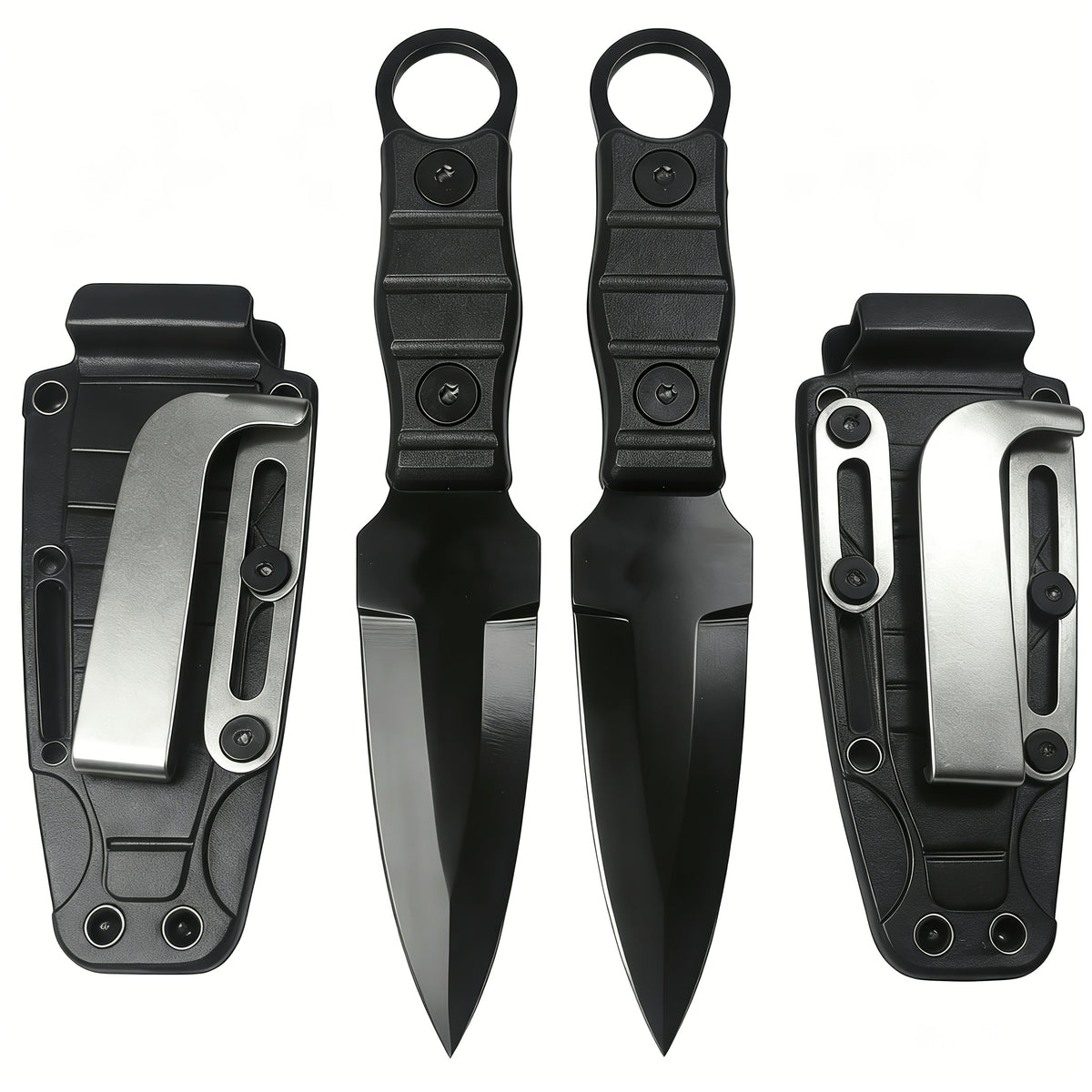 compact stainless steel edc knife sheath suitable