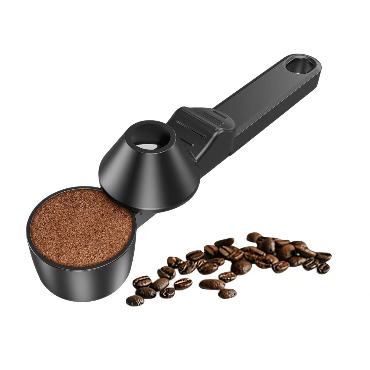 2 in 1 coffee dosing funnel measuring spoon reusable anti