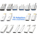 16pcs usb c usb adapter set usb type c female usb adapter