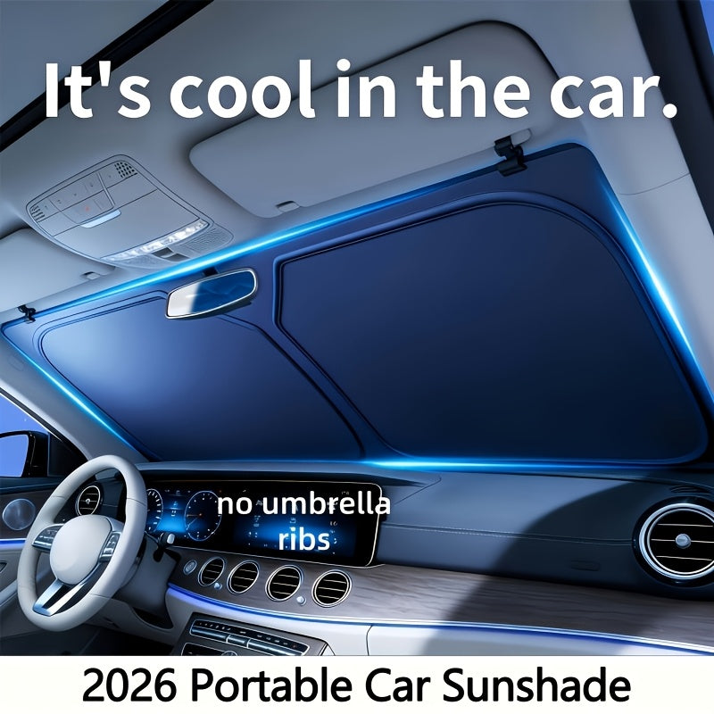a car specific front windshield sunshade heat insulating uv