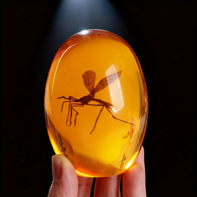 handmade   mosquito paperweight lifelike dinosaur