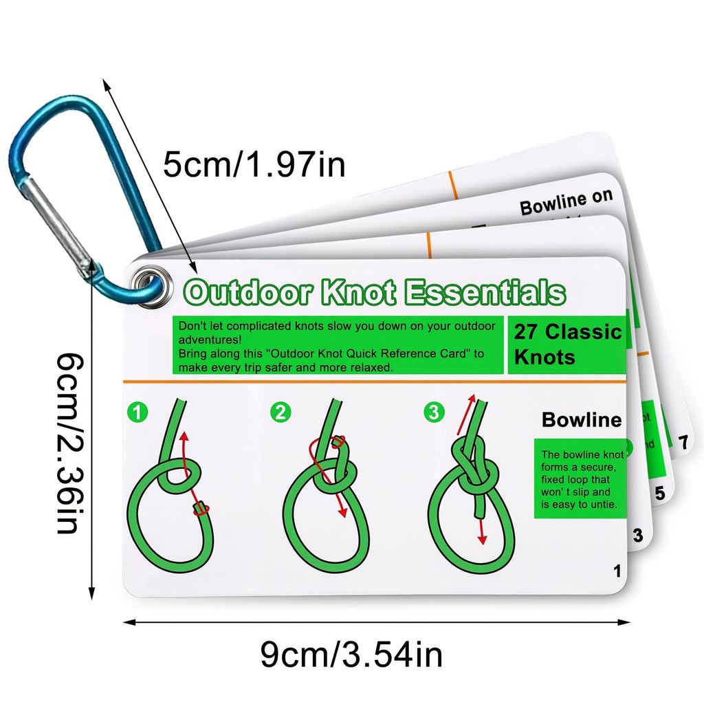 outdoor knots reference guide   27 essential knots