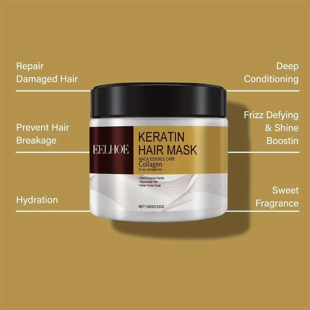 2pcs 2pc 100g keratin hair mask containing   essence