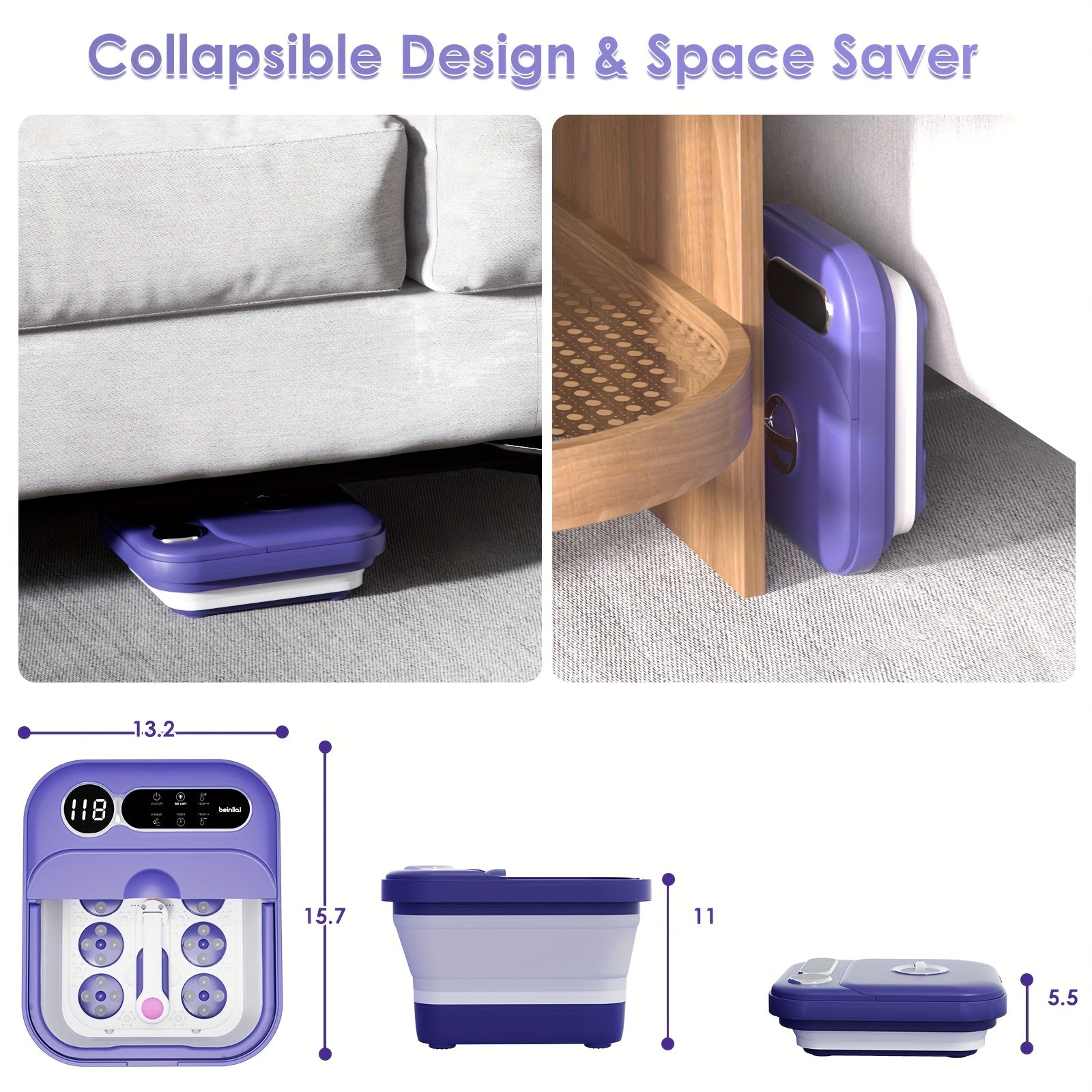 foldable     spa   heating