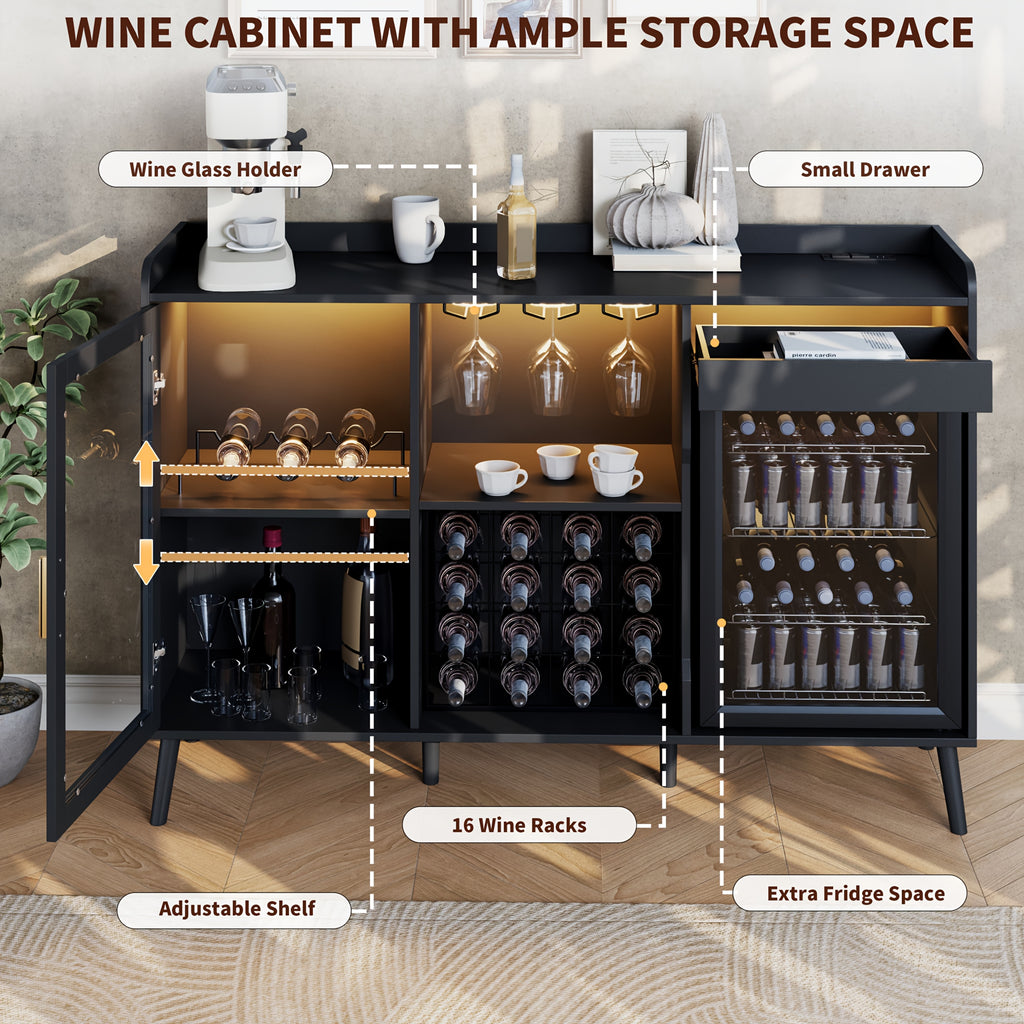 coffee bar cabinet fridge   wine cabinet charge