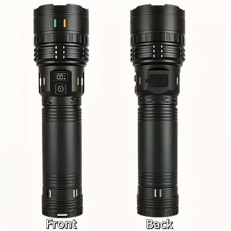 high power led flashlight features   bright adjustable