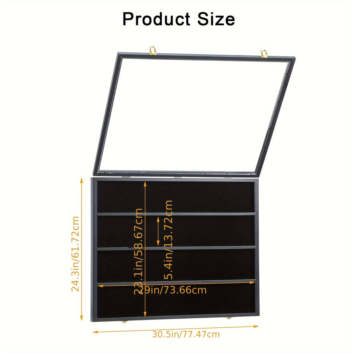 36 graded sports card display frame baseball card display