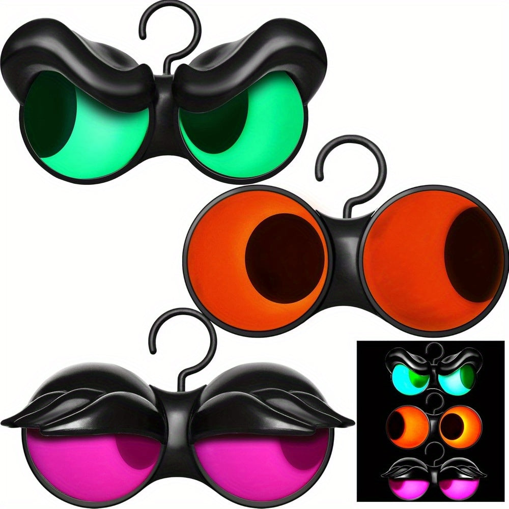 3 pack flashing   eye lights timer outdoor indoor