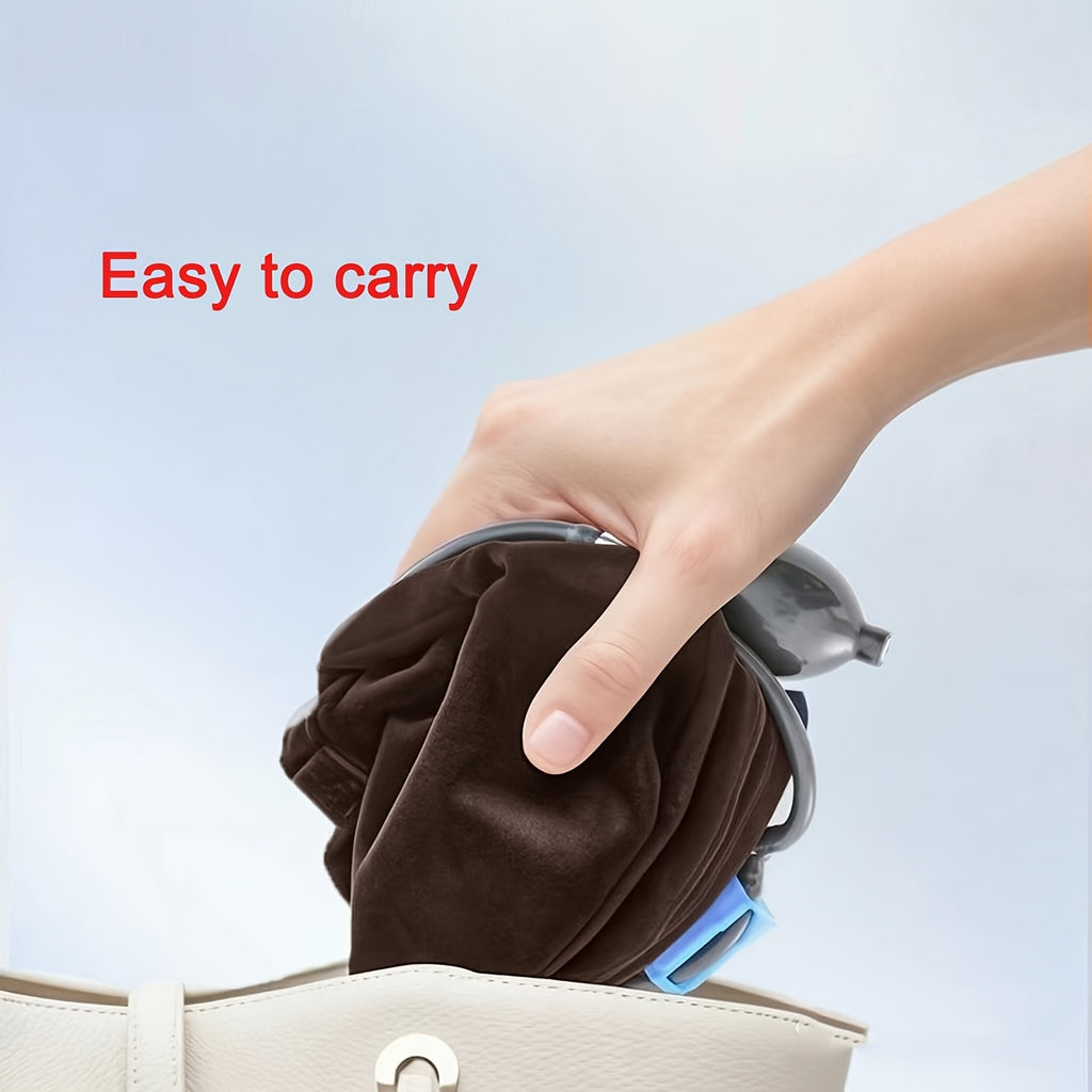 three layer inflatable u shaped neck pillow flexible neck