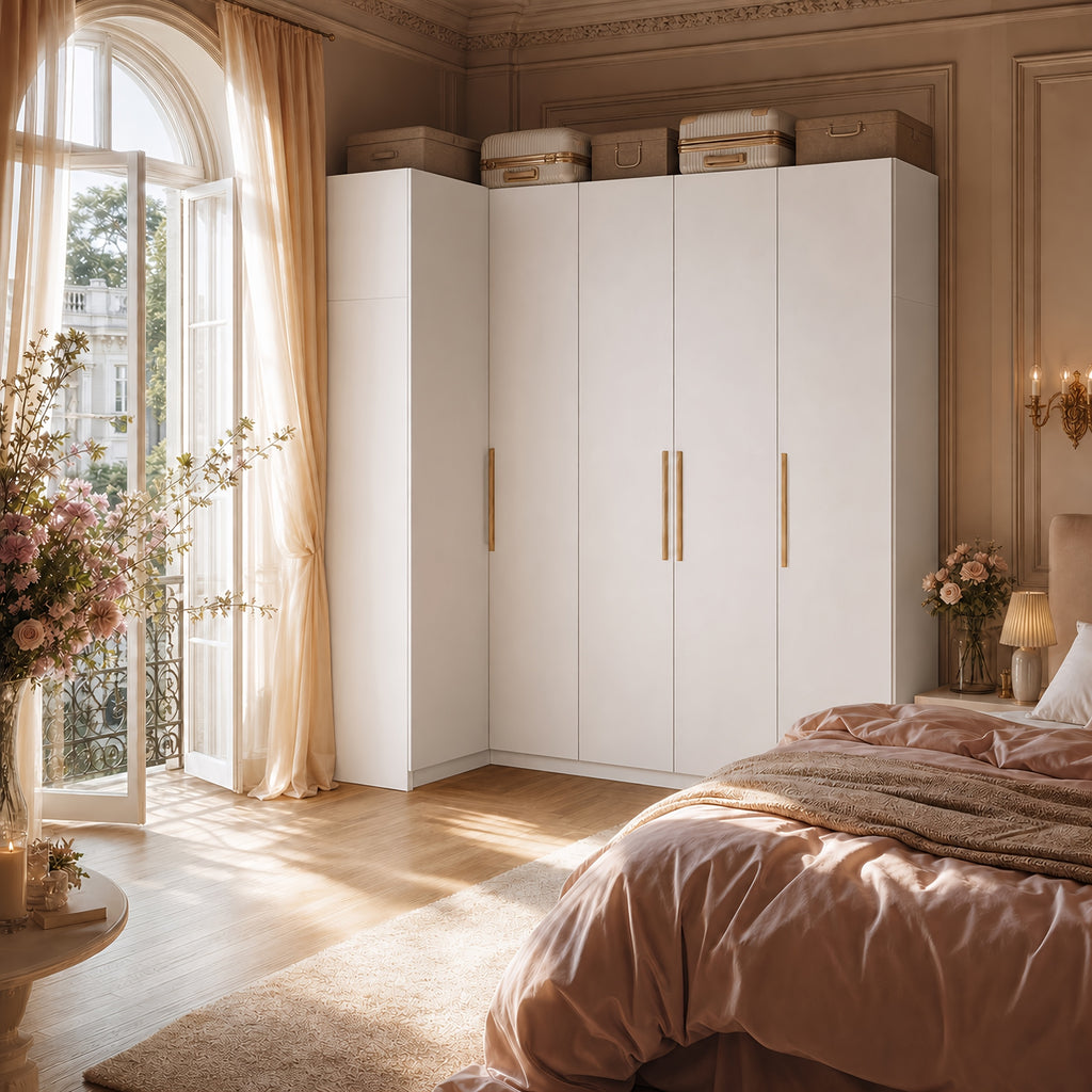 modern corner wardrobe   closet storage cabinet