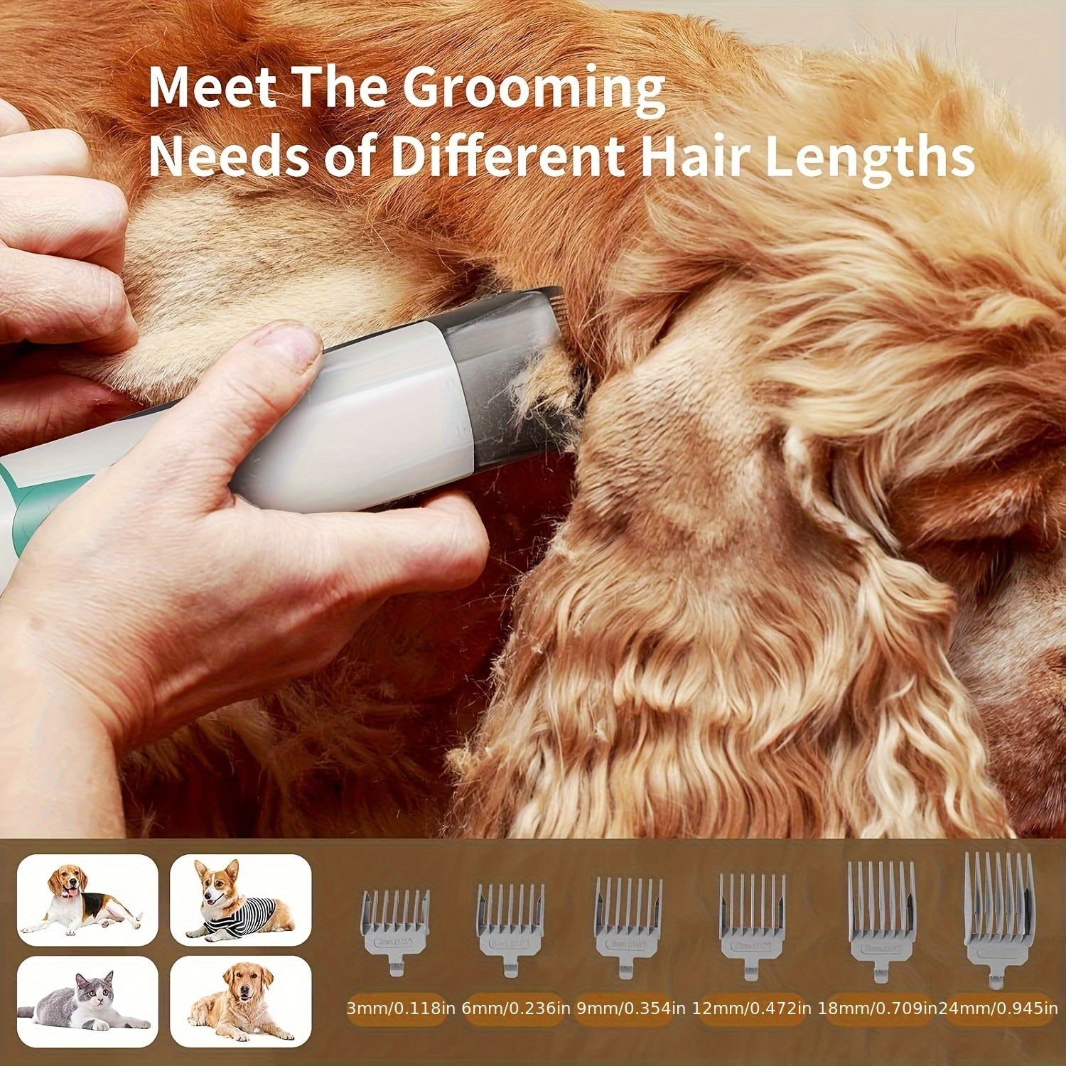 dog grooming kit pet grooming vacuum pet clipper nail