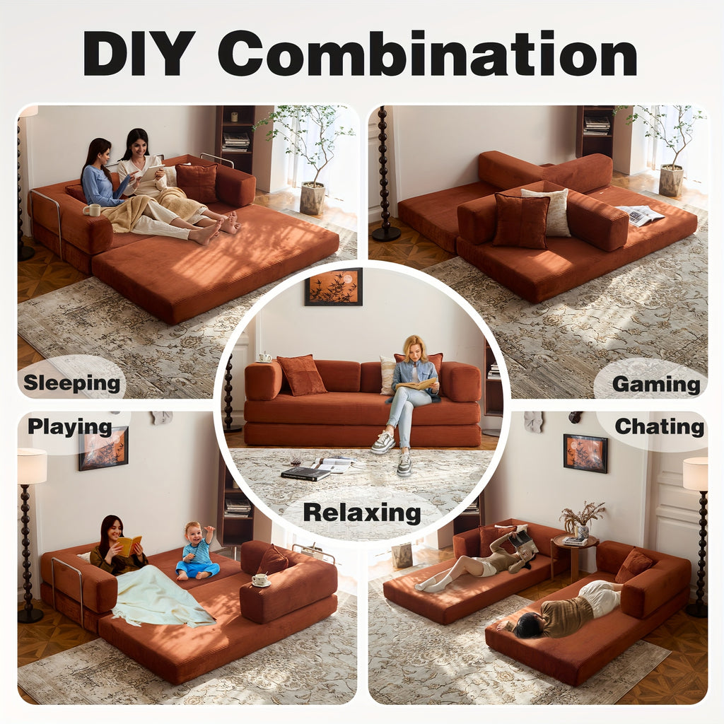 bed foam mattress corduroy upholstery