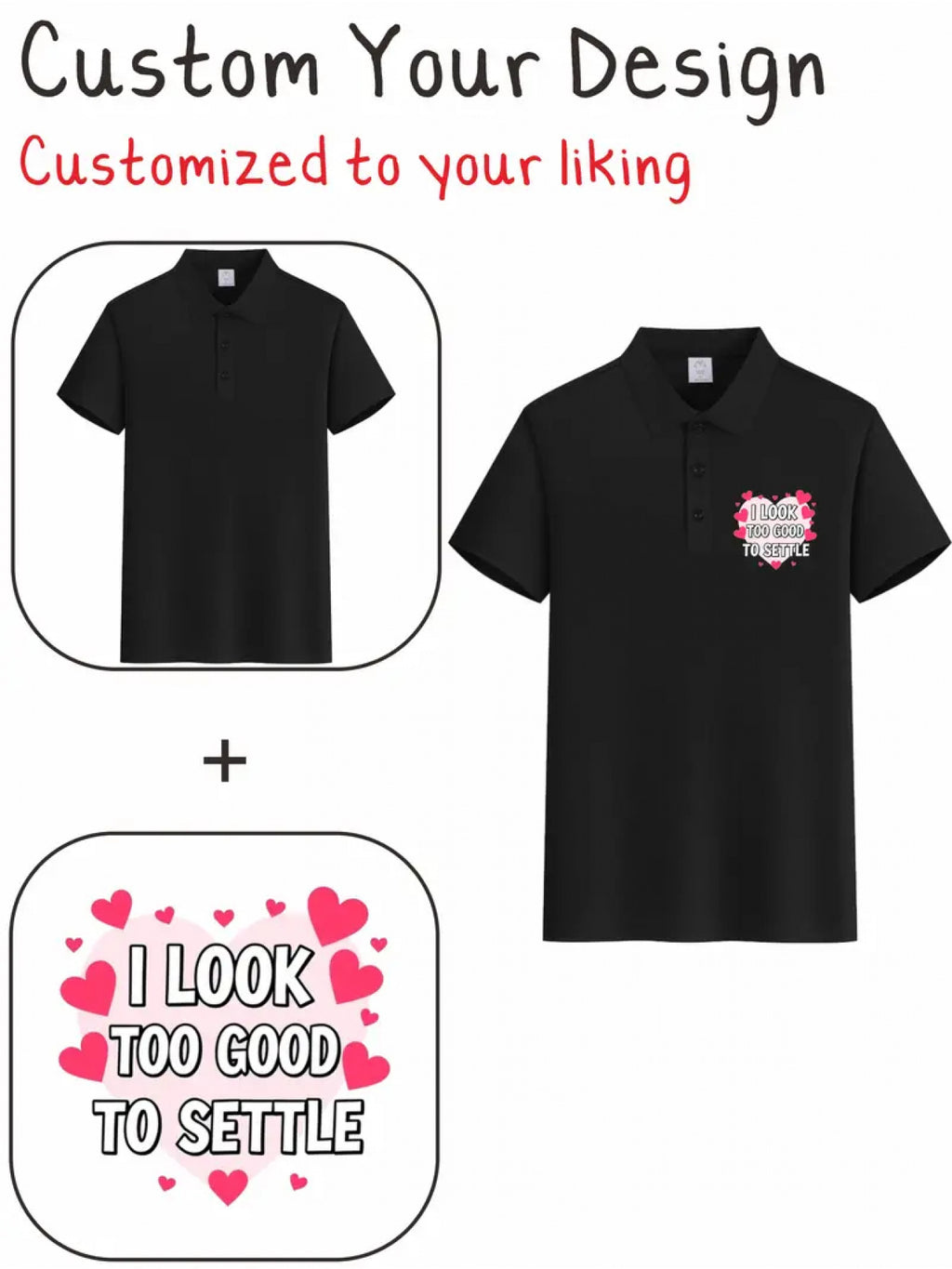 mens custom collar quick dry t shirt moisture wicking