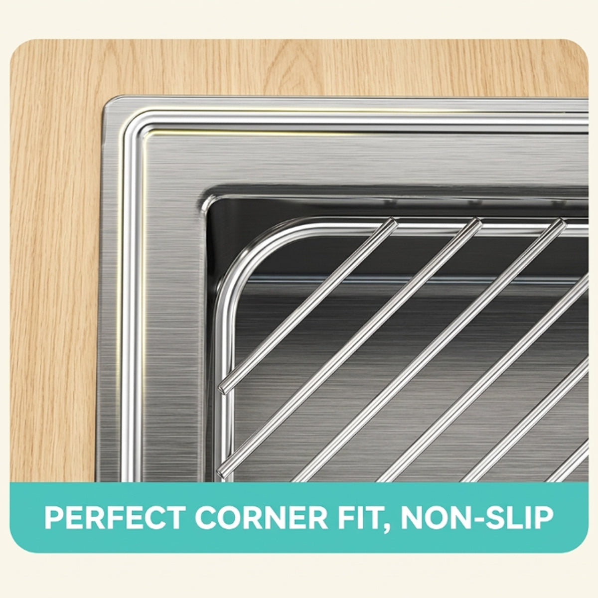 1pc corner sink storage rack heavy duty stainless steel sink