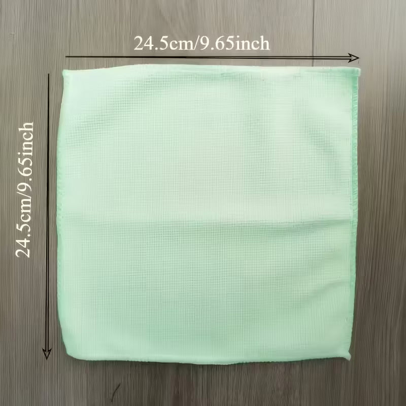 50pcs random color microfiber cleaning cloths quick drying
