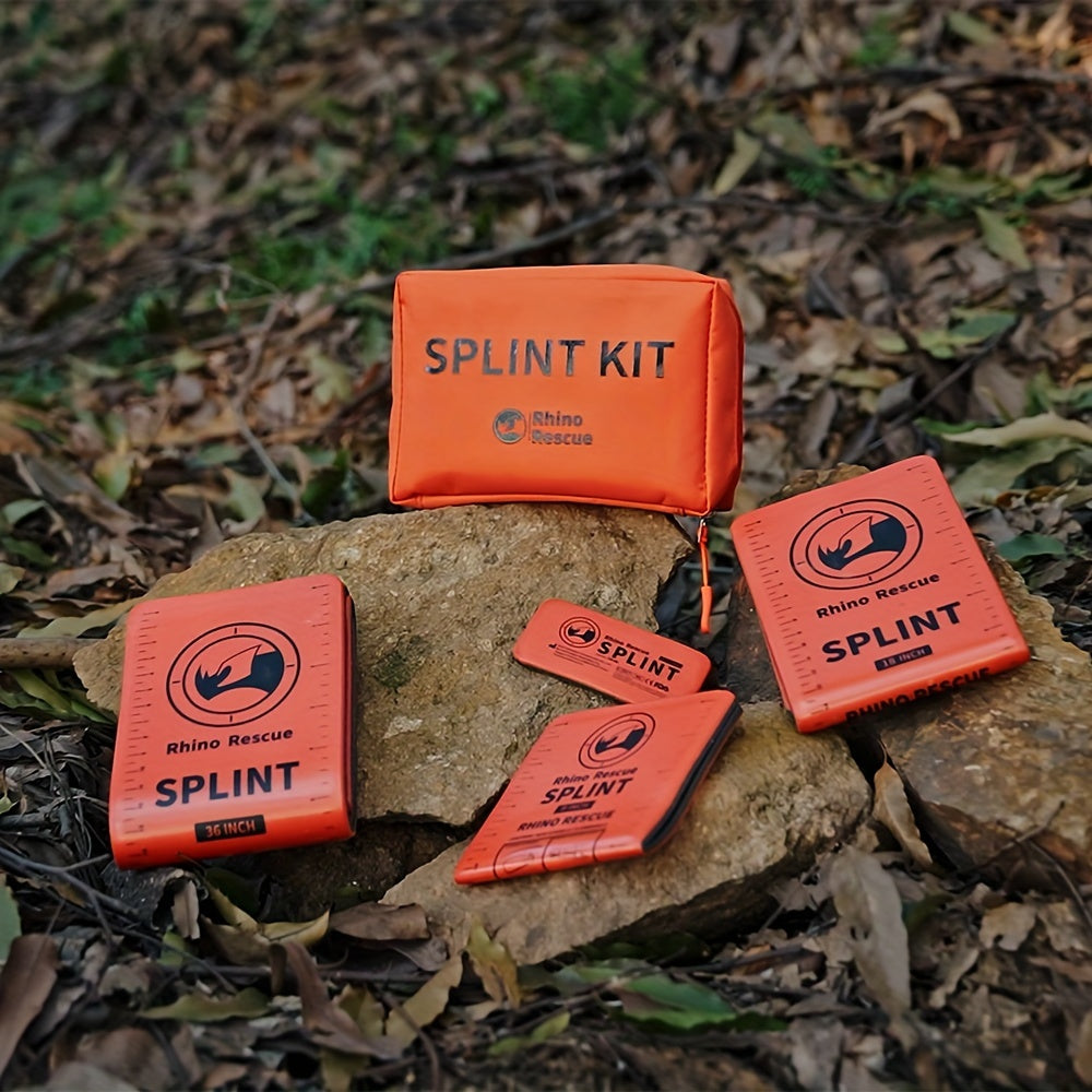 rescue first aid splint orange gray 4pcs size 36 x 4 3