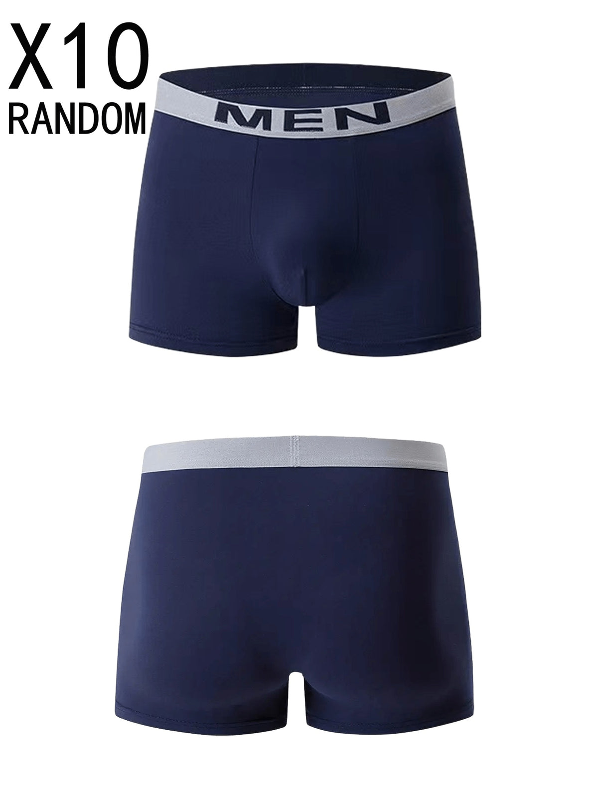 random 10 pcs assorted men     color boxer briefs
