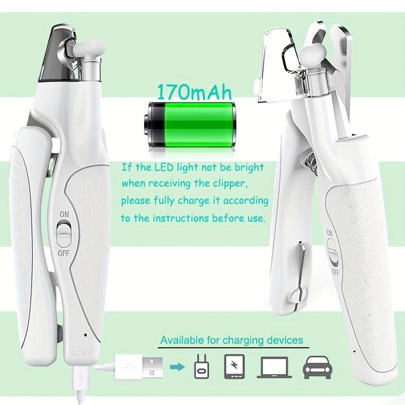 led pet nail clippers cat nail clippers dog nail clippers