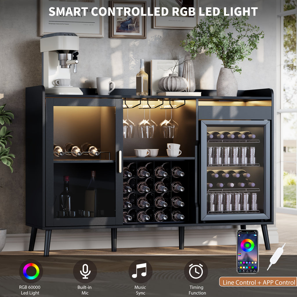coffee bar cabinet fridge   wine cabinet charge