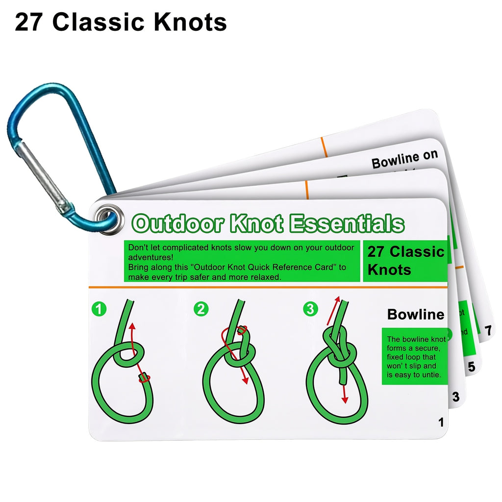 outdoor knots reference guide   27 essential knots