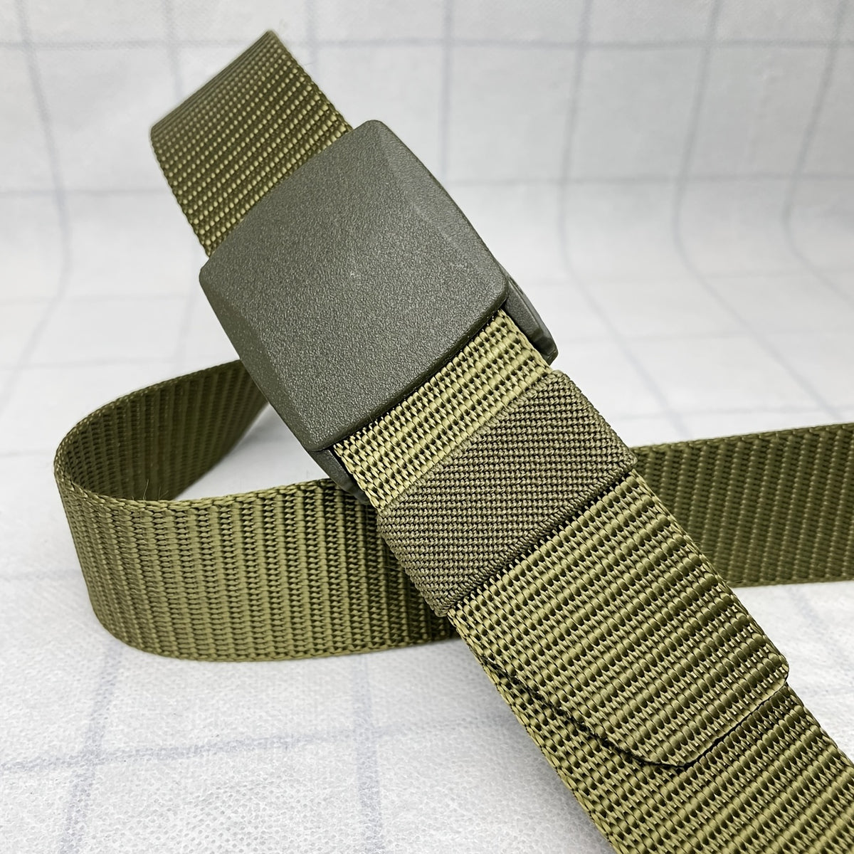 mens casual imitation nylon outdoor anti   belt