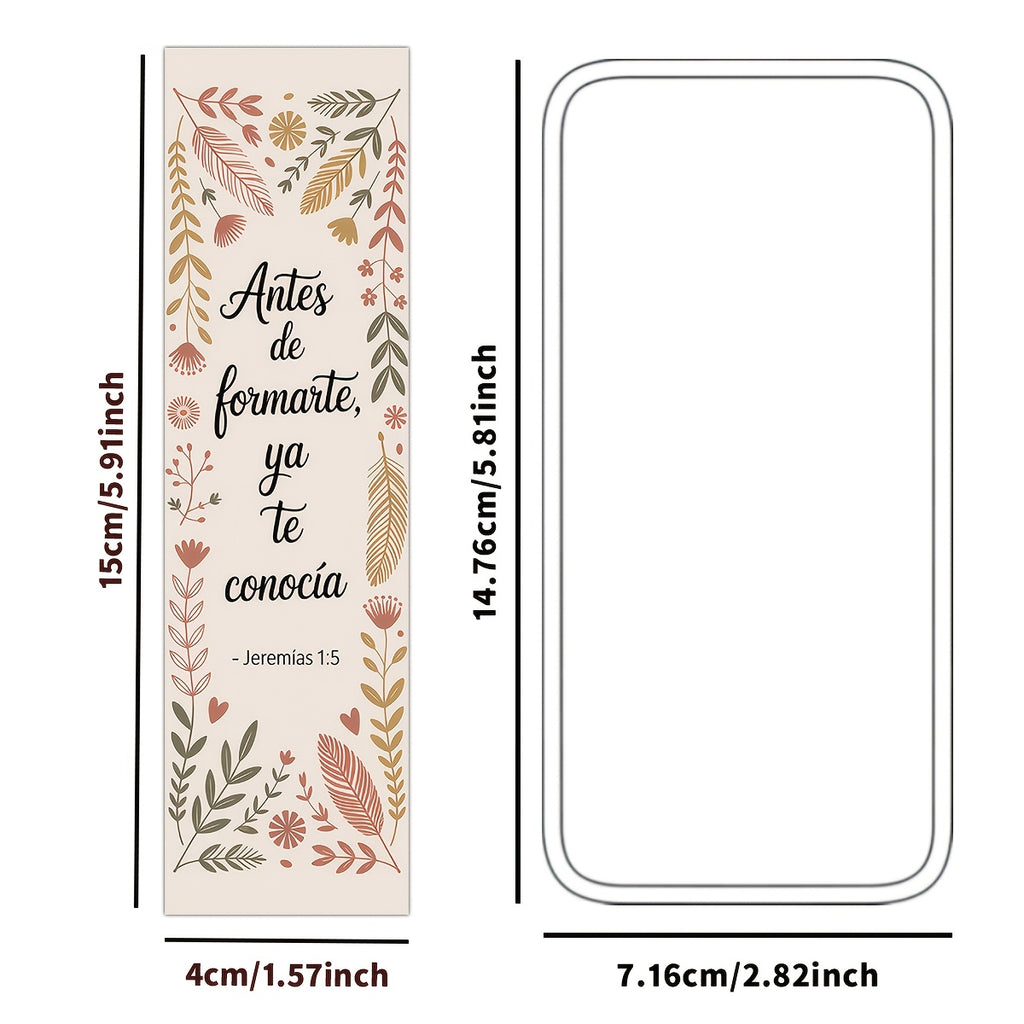 30pcs spanish bible verse bookmarks suitable religious