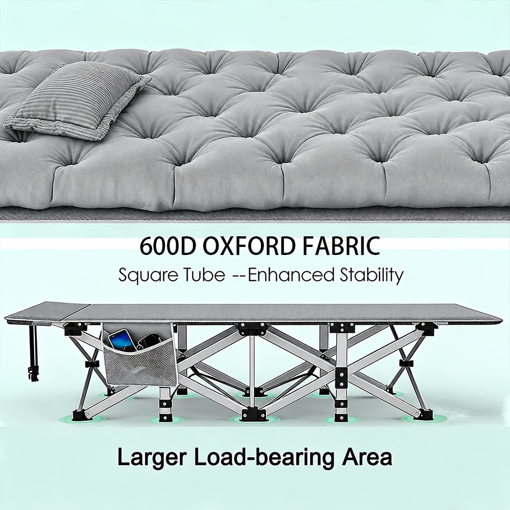outdoor folding bed camping bed flip mattress foldable guest