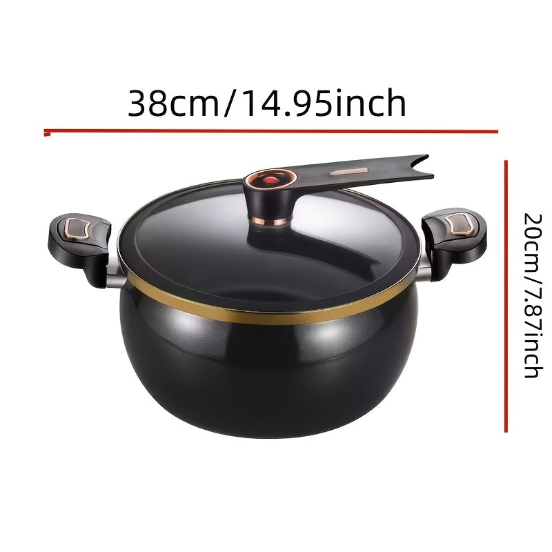 heavy duty   enamel stew pot double ears non stick