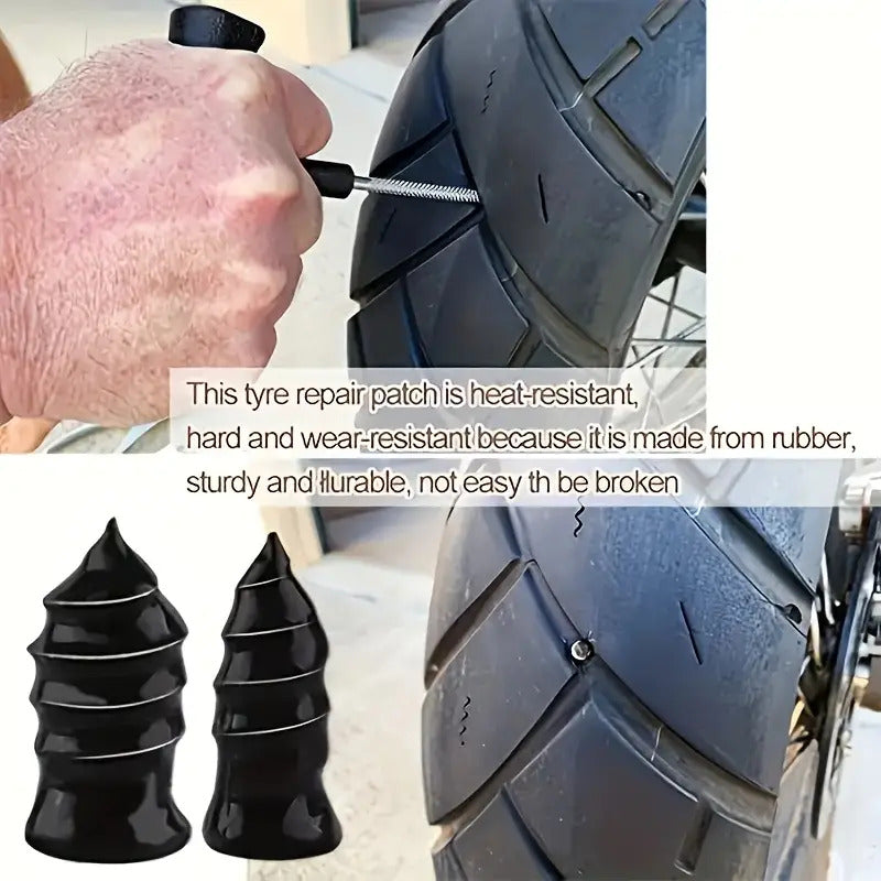 20 30 50pcs 6mm 8mm rubber plugs tire repair self tapping